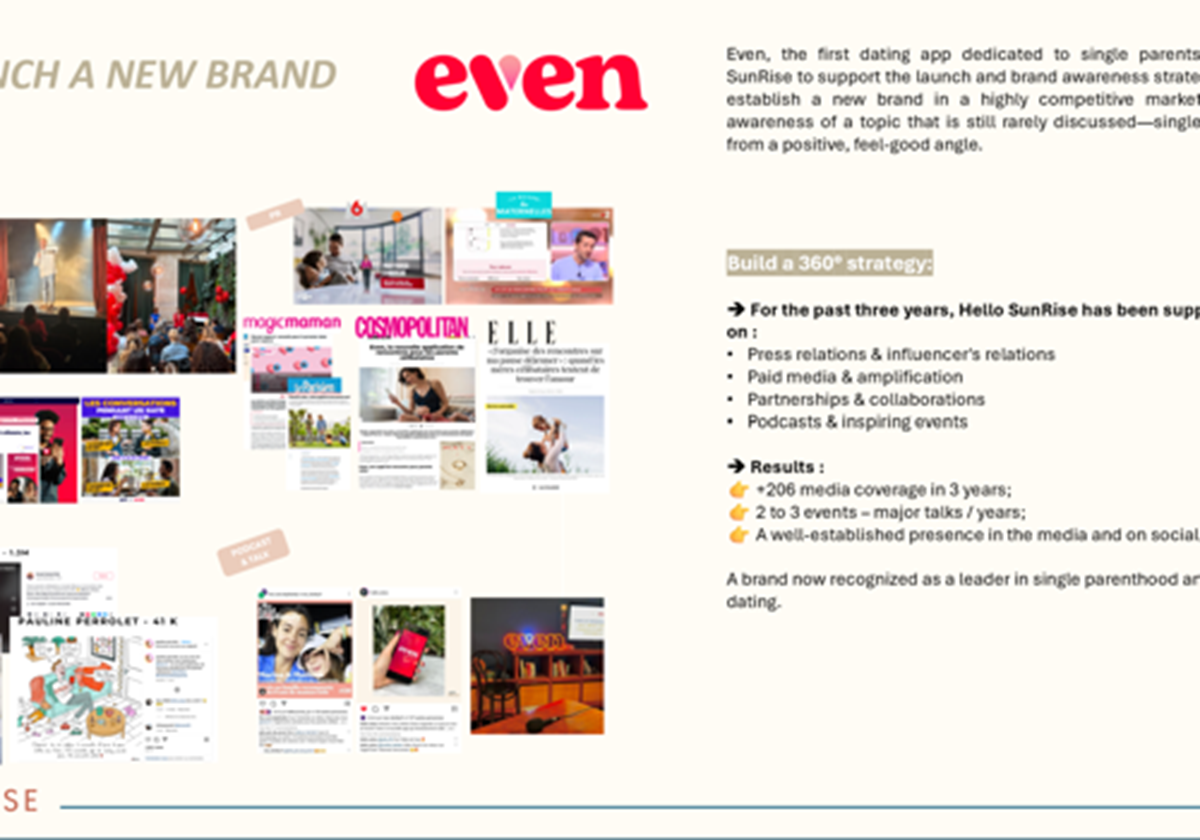 Launch and PR for Even - 