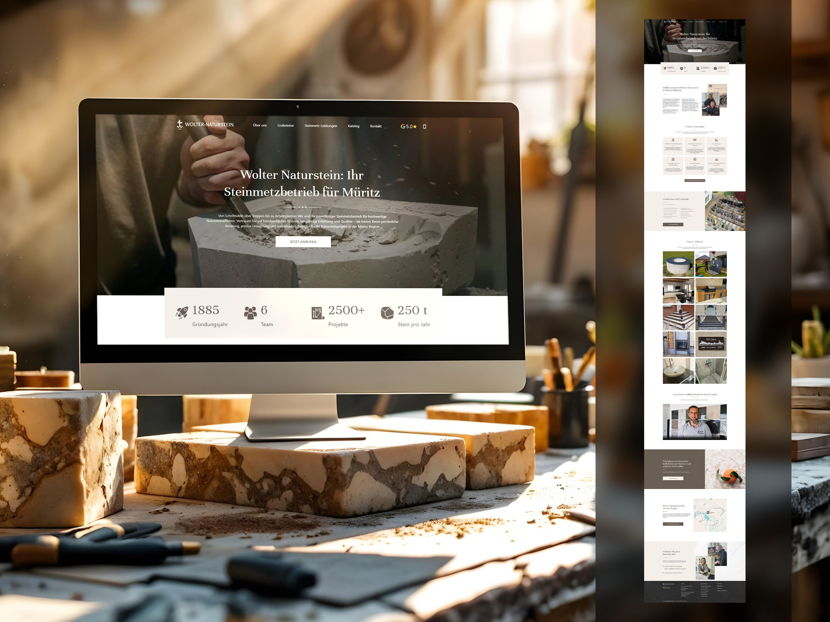 4eck Media | Webdesign & SEO/GEO Project - Moderner OnePager mit SEO-Landingpages