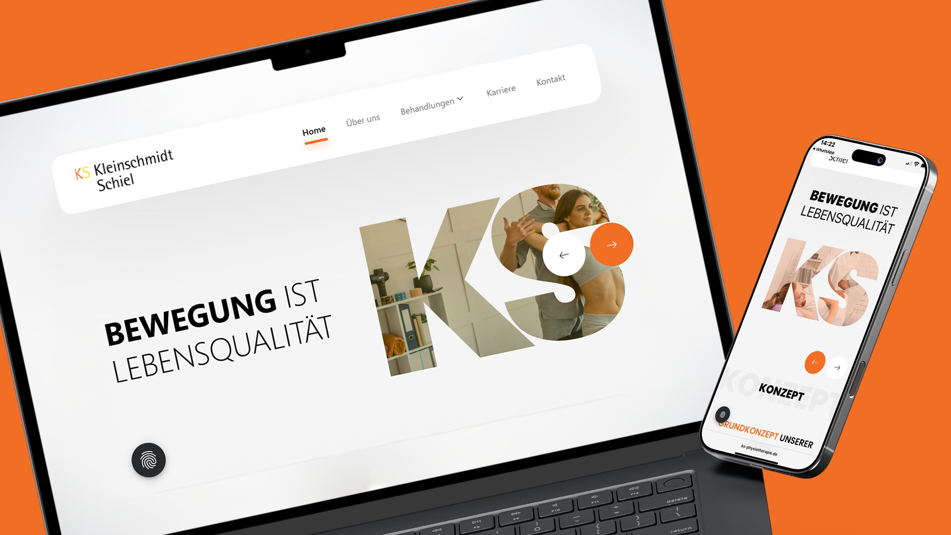 Vanced Media | Webdesign, Online-Marketing, SEO/GEO Project - Website-Relaunch für KS Physiotherapie