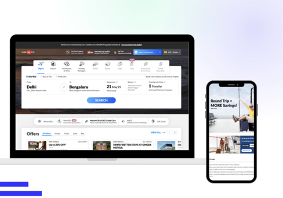 UX/UI Design for Travel Booking Platform - MakeMyTrip