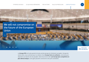 Actency Project - EPP parliamentary group: Headless Drupal project