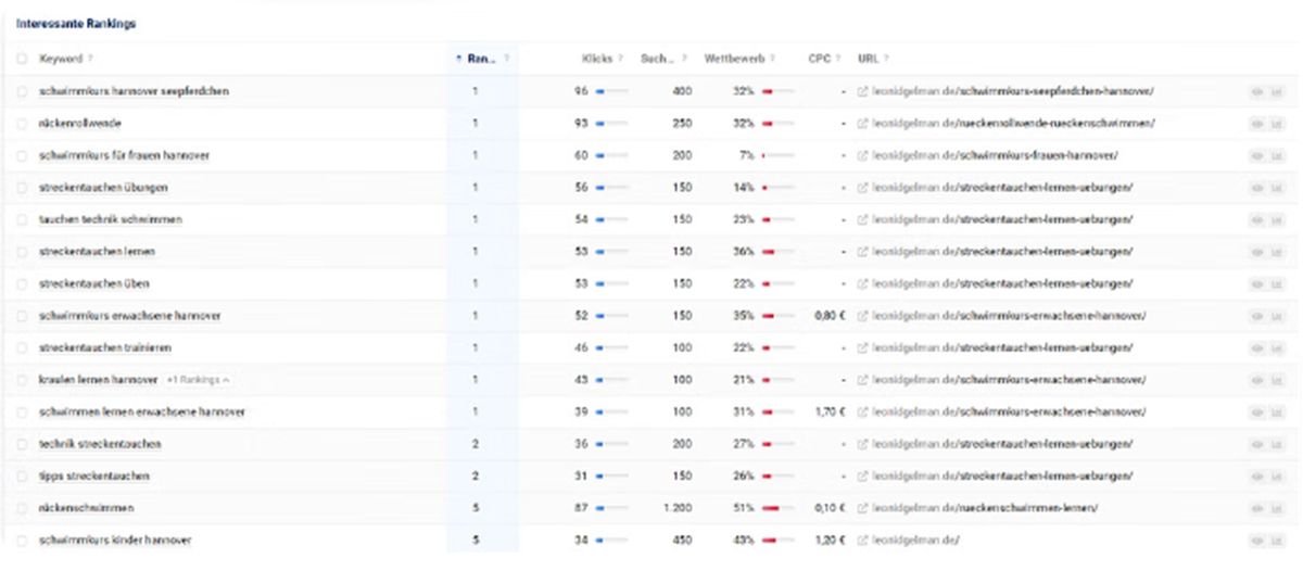 SEO pour leonidgelman.de