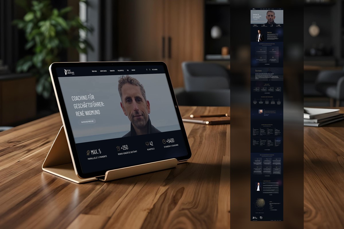 Refonte de site web avec une positionnement premium