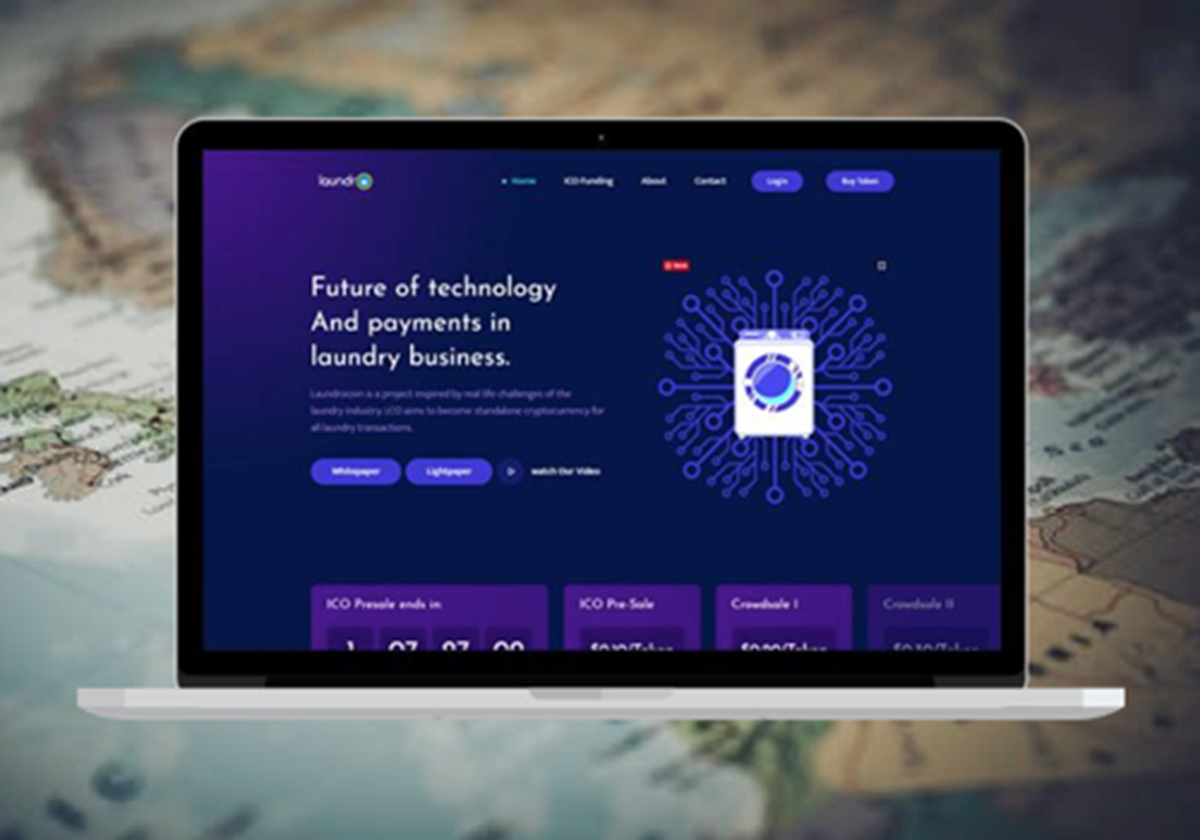 Laundrocoin - web3 laundry payments - Laundrocoin