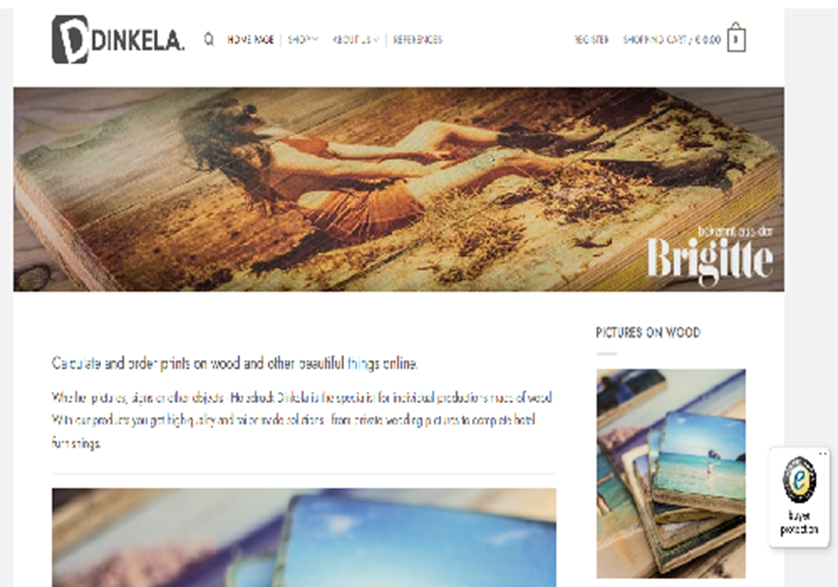 Personalized Builder for Dinkela's Online Store - 