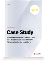 morefire GmbH Project - Building B2B brand presence with LinkedIn