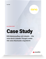 morefire GmbH Project - Building B2B brand presence with LinkedIn