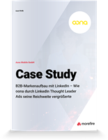 morefire GmbH Project - Building B2B brand presence with LinkedIn