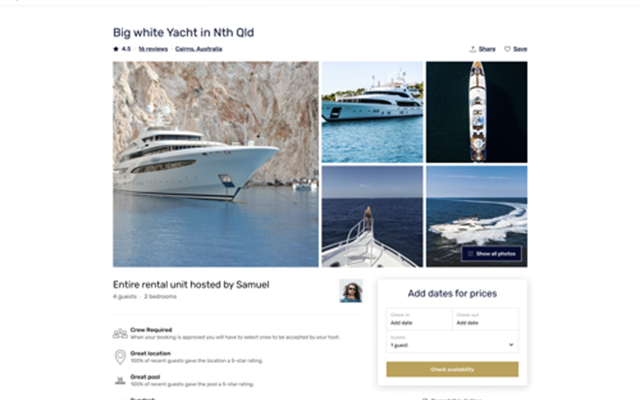IT Brains Project - X-Stay-Sea, Yacht Rental and Experience Platform