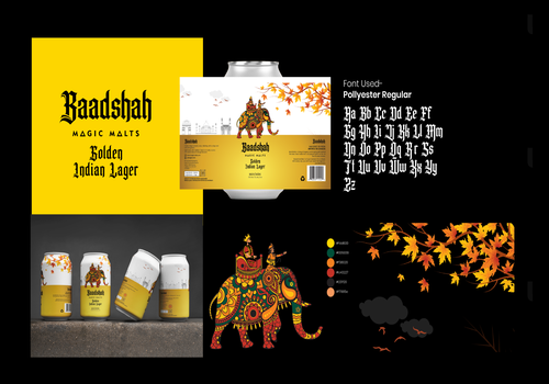 UnFoldMart Project - Brand & Packaging Design for Baadshah Lager
