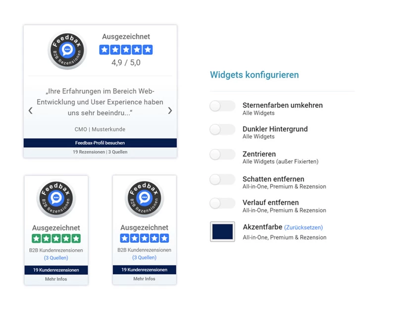 Use your customer recommendations as a signboard on your website