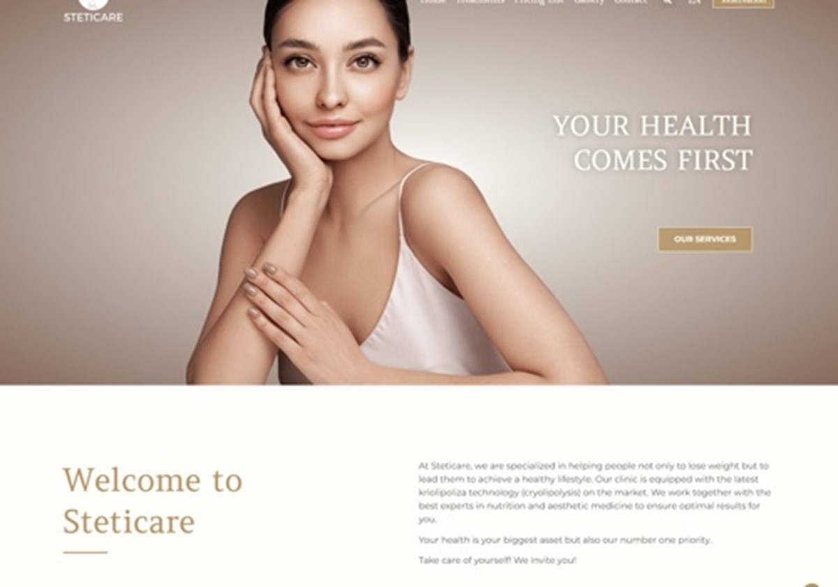 Web Design and Development - Klinika Steticare