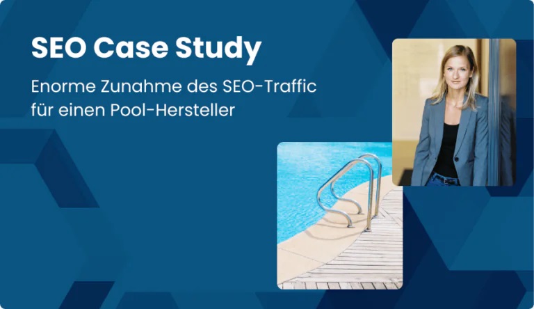 SEO case study: +77% visibility and +85% SEO traffic for a pool store