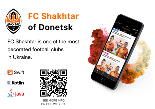 Axon  Project - FC Shakhtar: Mobile app for the football club