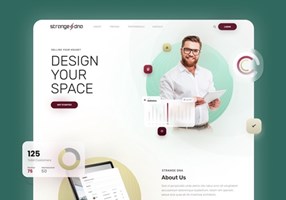 UIUX Studio Project - Homepage Design for Home Staging SAAS Company