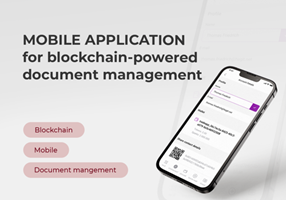 Innowise Project - Blockchain-based mobile document management app