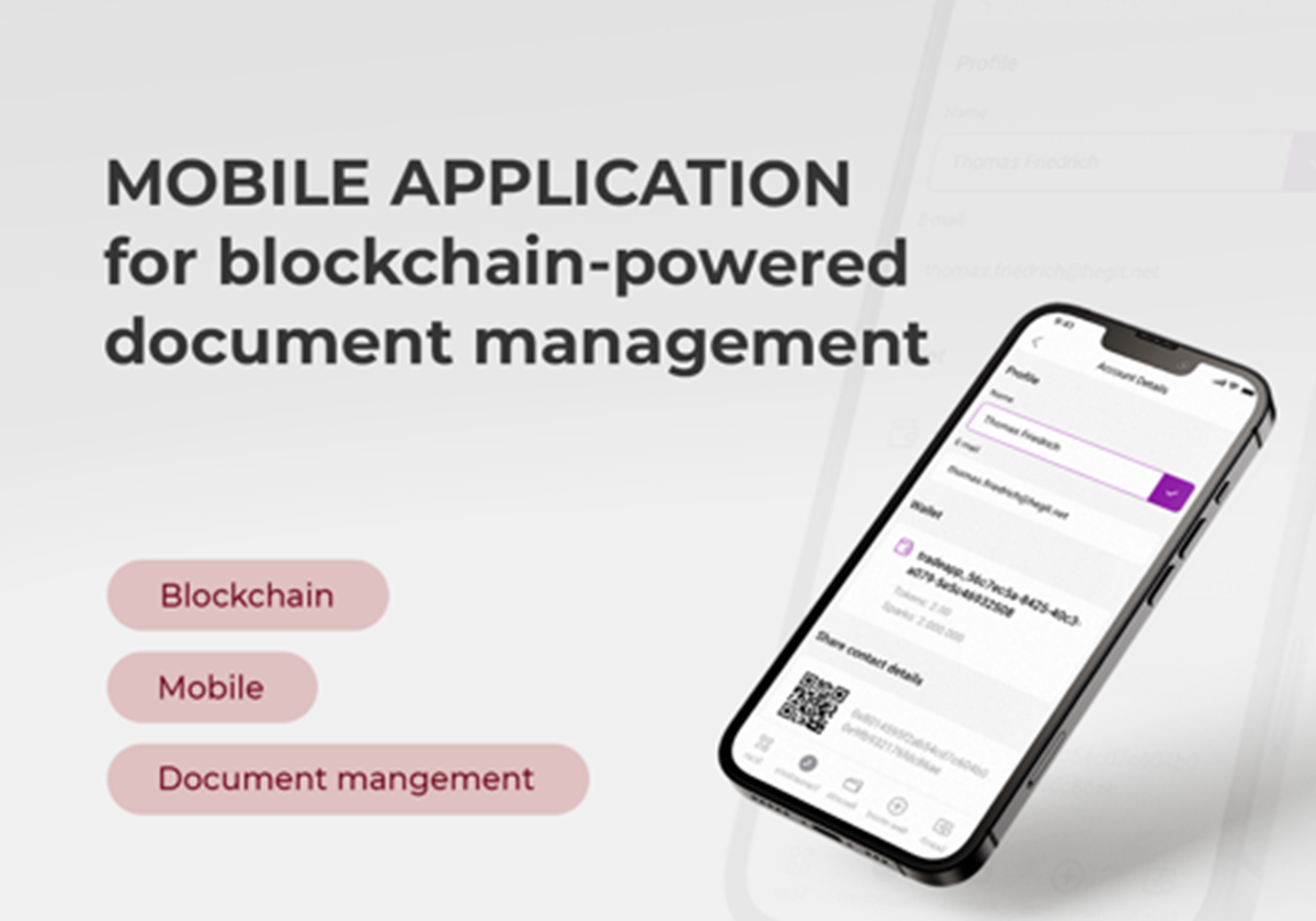 Application mobile de gestion de documents basée sur la blockchain