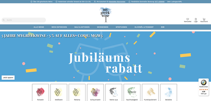 RESPONSE GmbH Project - mygreekwine, Affiliate Marketing