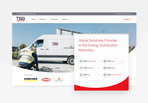Evers + de Gier Project - Corporate website for 30+ countries