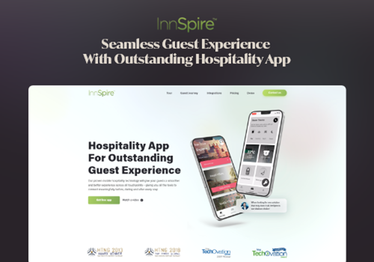Web Design & Development for Hospitality App - InnSpire