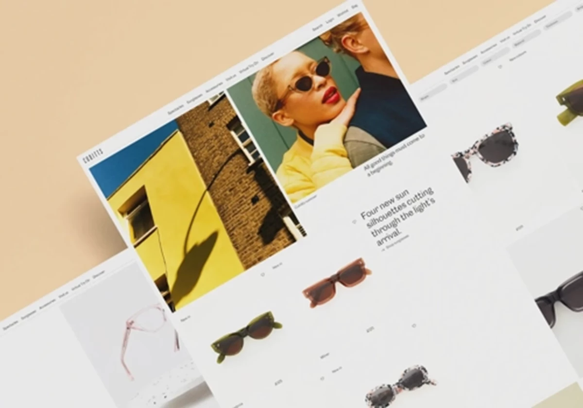 Eye Wear Website Development - Cubitts