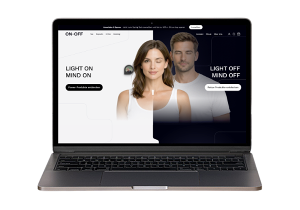 Shopify E-Commerce for Lifestyle Products - ON•OFF