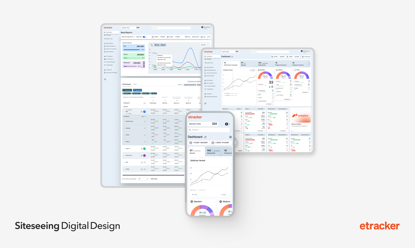 Siteseeing Digital Design Project - etracker App