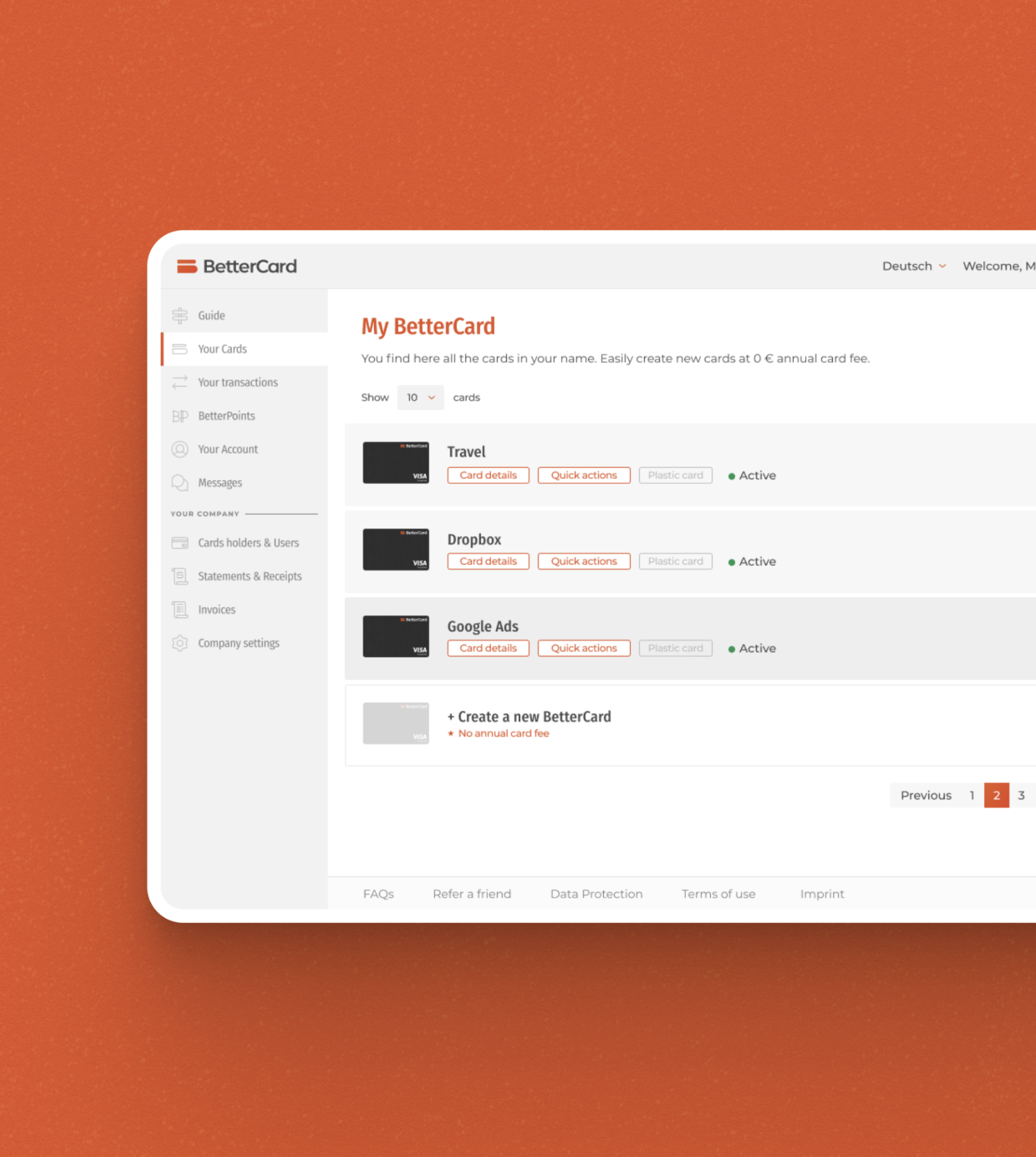 minic studio Project - Bettercard