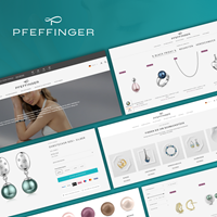 NextPercent Project - Shopify migration & UX/UI redesign for Pfeffinger Jewelry