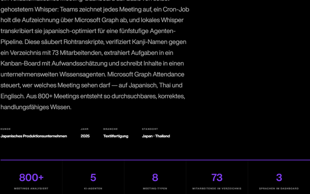 Kuroko Labs Project - KI-Meeting-Dashboard mit einer 5-Agenten-Pipeline