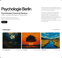 Blaq Nexus Project - Website Relaunch, Psychologie Berlin