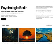 Blaq Nexus Project - Website Relaunch, Psychologie Berlin