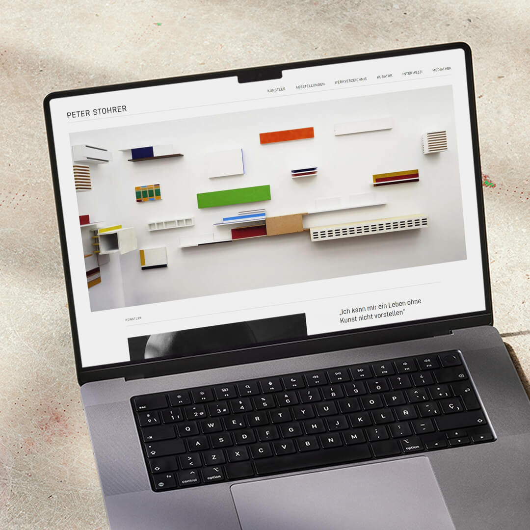 Agentur Anmut GmbH Project - Redesign artist website