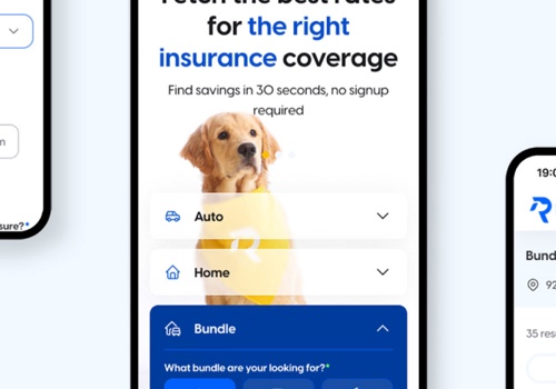 Asymm Project - UI/UX design for an insurance comparison platform