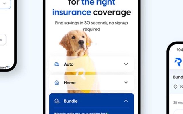 Asymm Project - UI/UX design for an insurance comparison platform