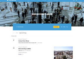 Edamame Agency Project - UI Design and development of Event landing page