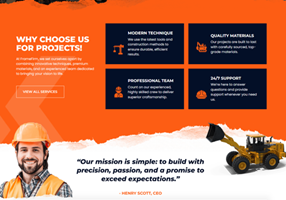 Digital Parameters Project - FrameFirm Web & SEO Project with Lead Generation