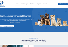 WordPress Website Veterinary practice in Austria