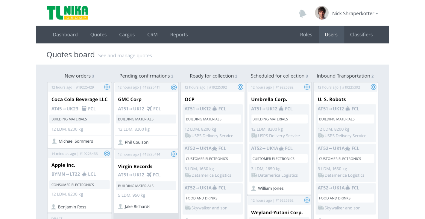 Custom Logistics Management System Development