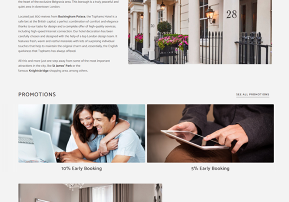 Booking App - tophamshotel