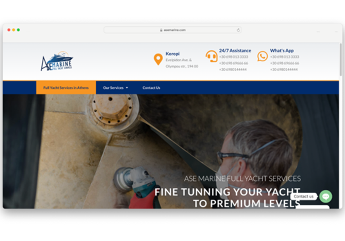 ASE Marine, Web Design & Development, Branding - ASE Marine