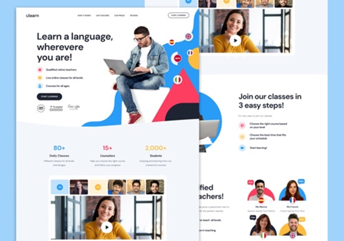Ulearn - Online language learning platform - Ulearn