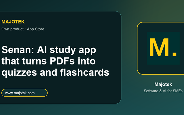 Majotek Project - Senan: AI study app on the App Store