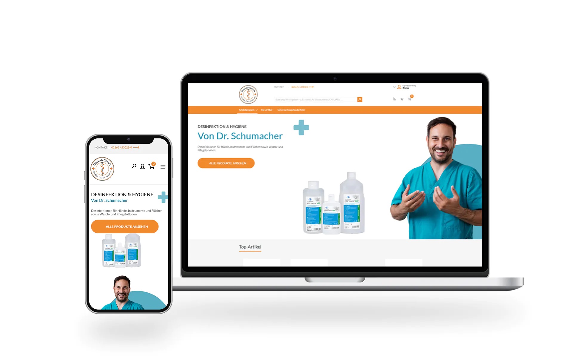 interSales AG Project - B2B e-commerce medical technology trade