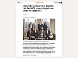 PresseHelden GmbH Project - Property sale article in Bremen with DAHLER
