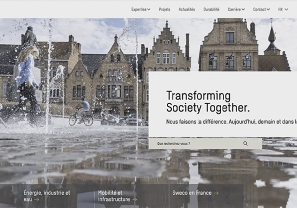 SWECO - Creation of the website - Sweco