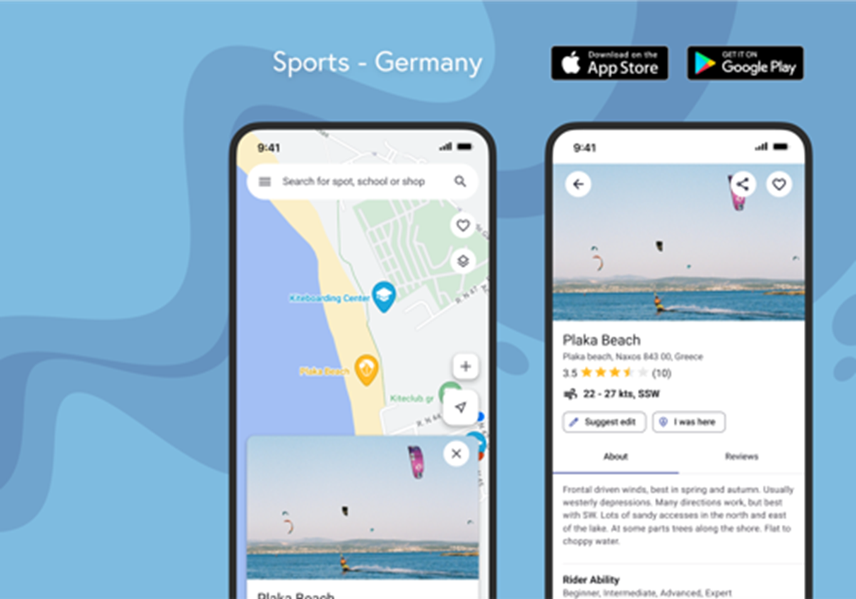 The Perfect Wind & Place with a New Mobile App - KiteSpot