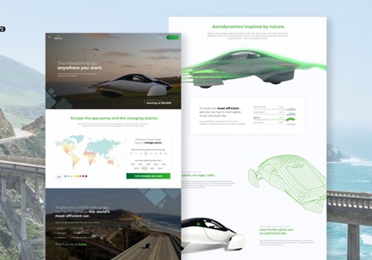 Aptera - Website Design - 