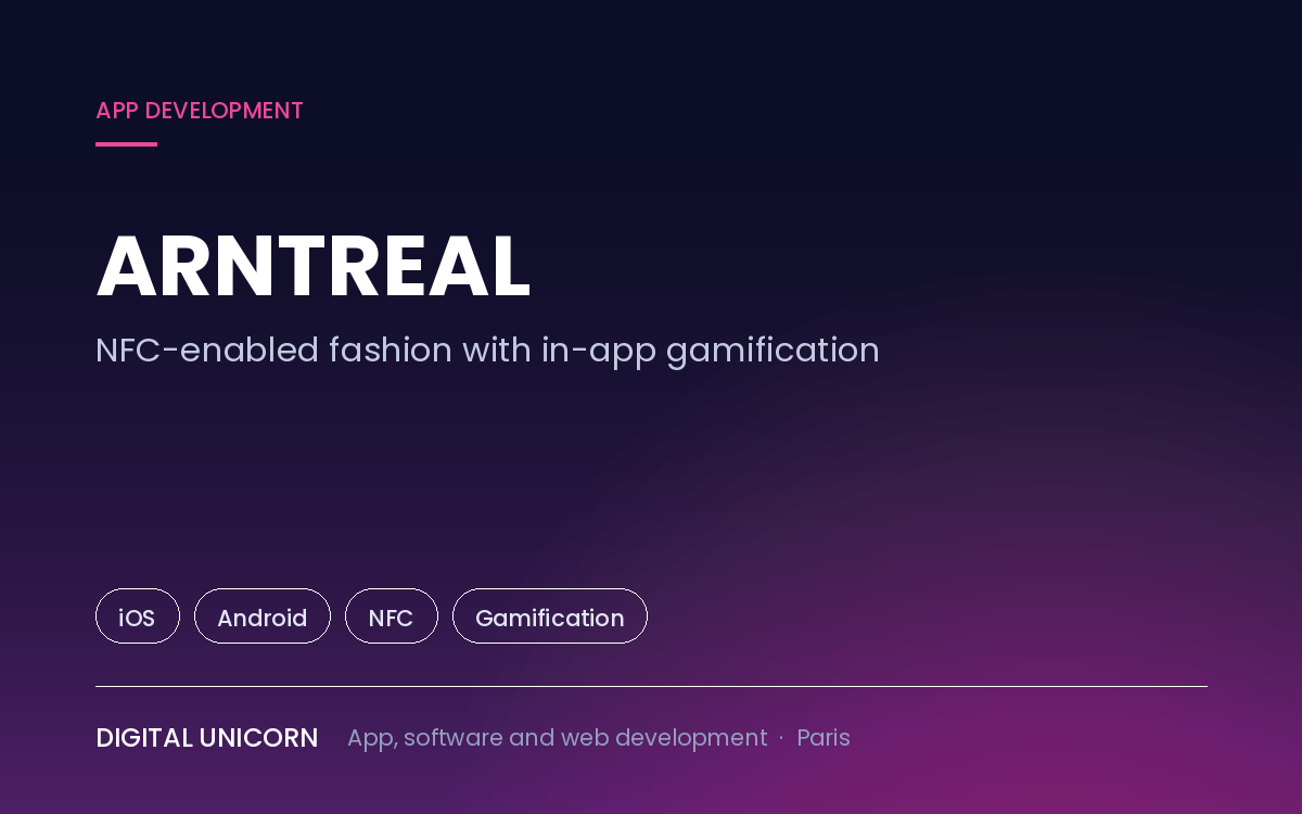 Digital Unicorn SAS Project - ARNTREAL