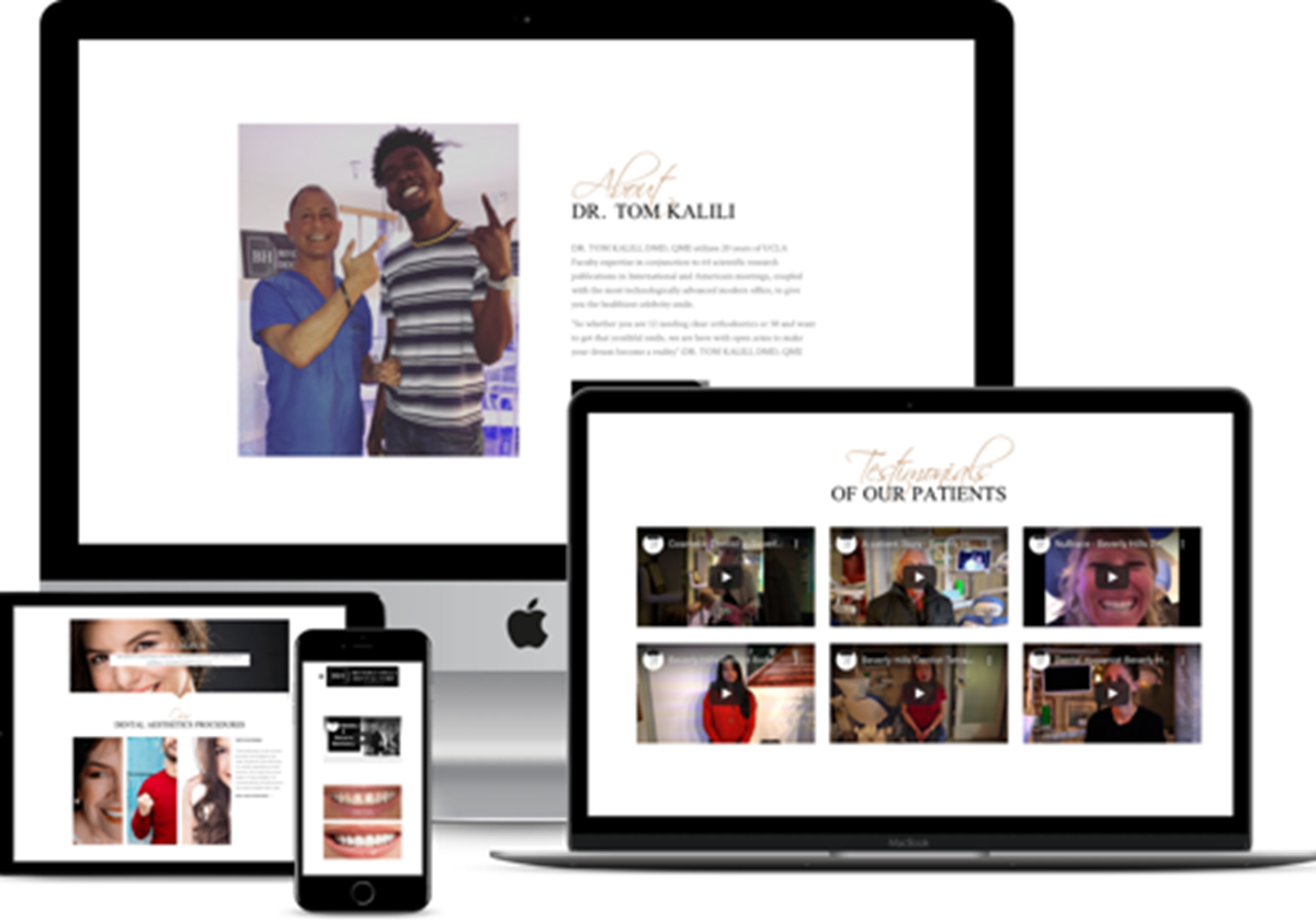 Wordpress Web Development for BeverlyHills Dentist - Beverly Hills Dental Corp
